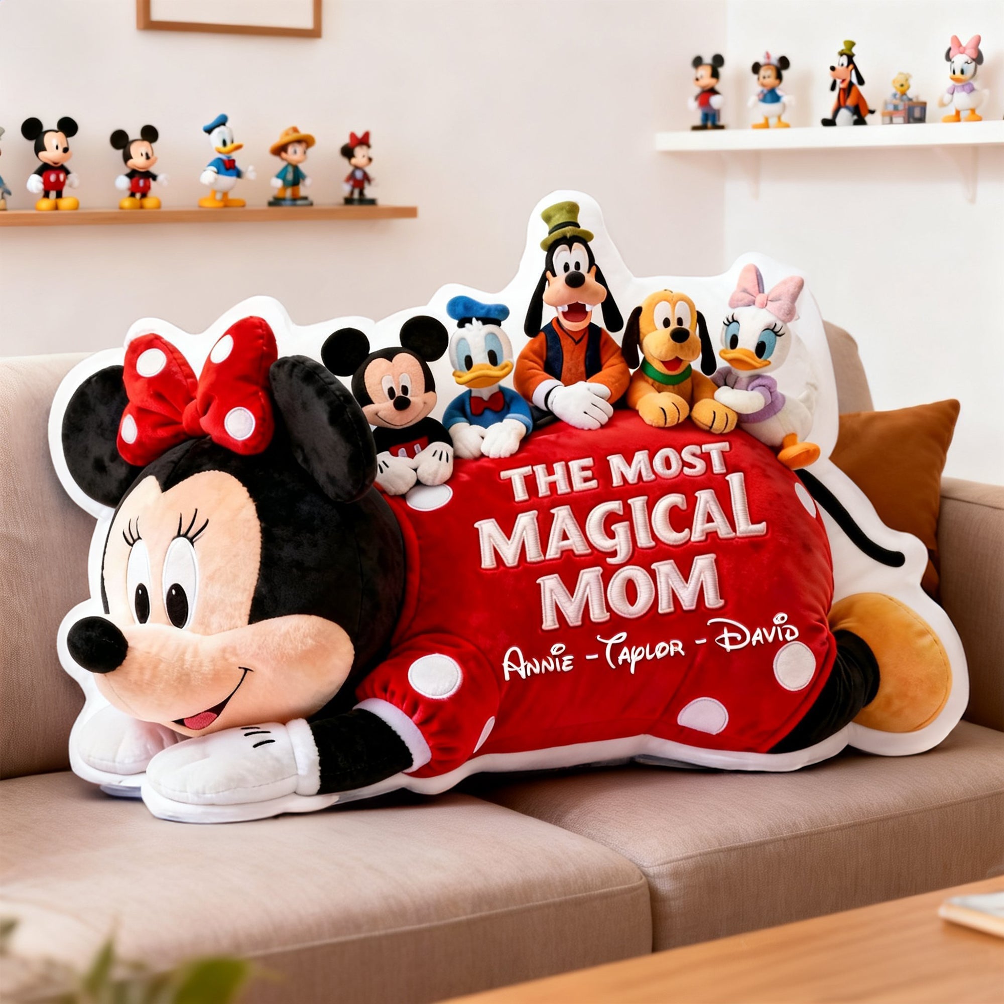 Personalized Magical Mom Custom Shaped Pillow Gift for Mom