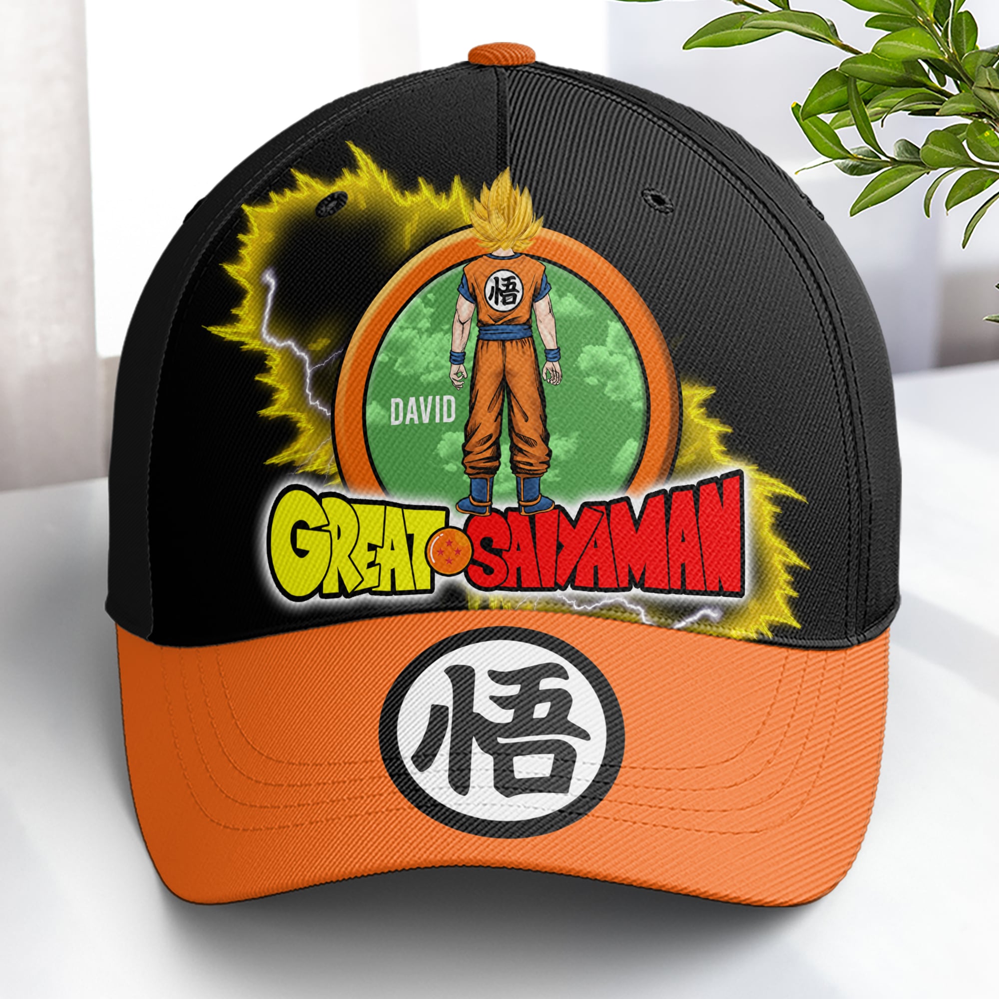 Personalized Great Saiyanman Classic Cap Custom Name Gift for Dad