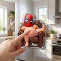 Personalized Squishy Acrylic Magnet with Custom Name - Funny Gift for Friends