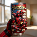 Personalized Dadpool Tumbler Happy Father's Day Gift for Dad