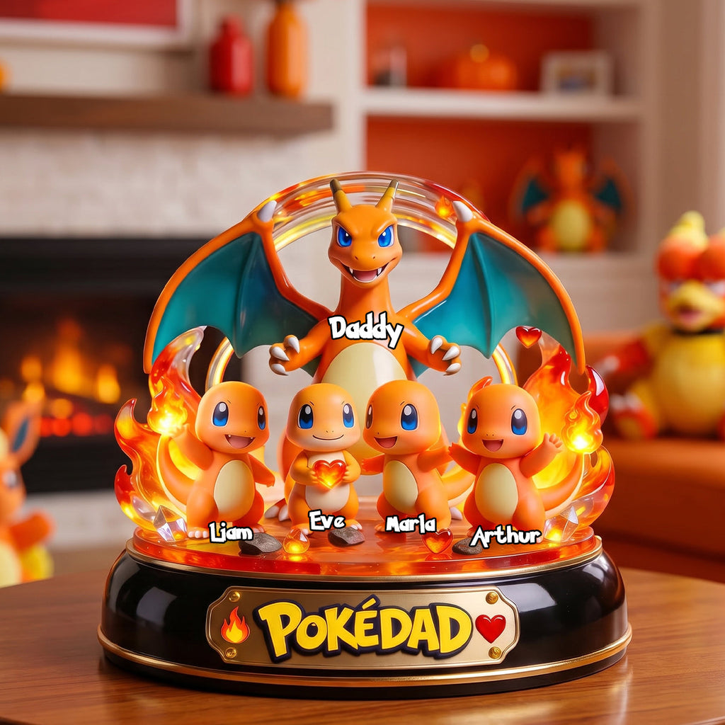 Personalized Acrylic Plaque Pokedad Gift for Dad Movie Fans