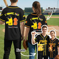 Personalized Pokemon Baseball Jersey Custom Couple Gift for Movie Fans Baseball Jersey GradoCreations