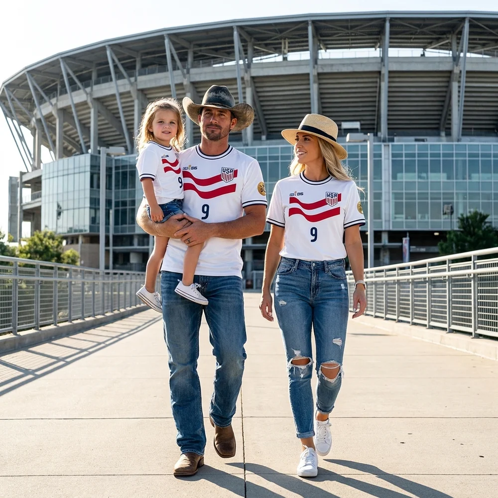 Personalized USA Soccer Jersey Custom Name Gift for Football Fans