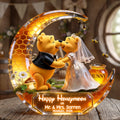 Personalized Acrylic Honeymoon Plaque Unique Couple Gift Acrylic Plaque GradoCreations