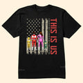Personalized Family Power Ranger Shirt Custom Name Gift