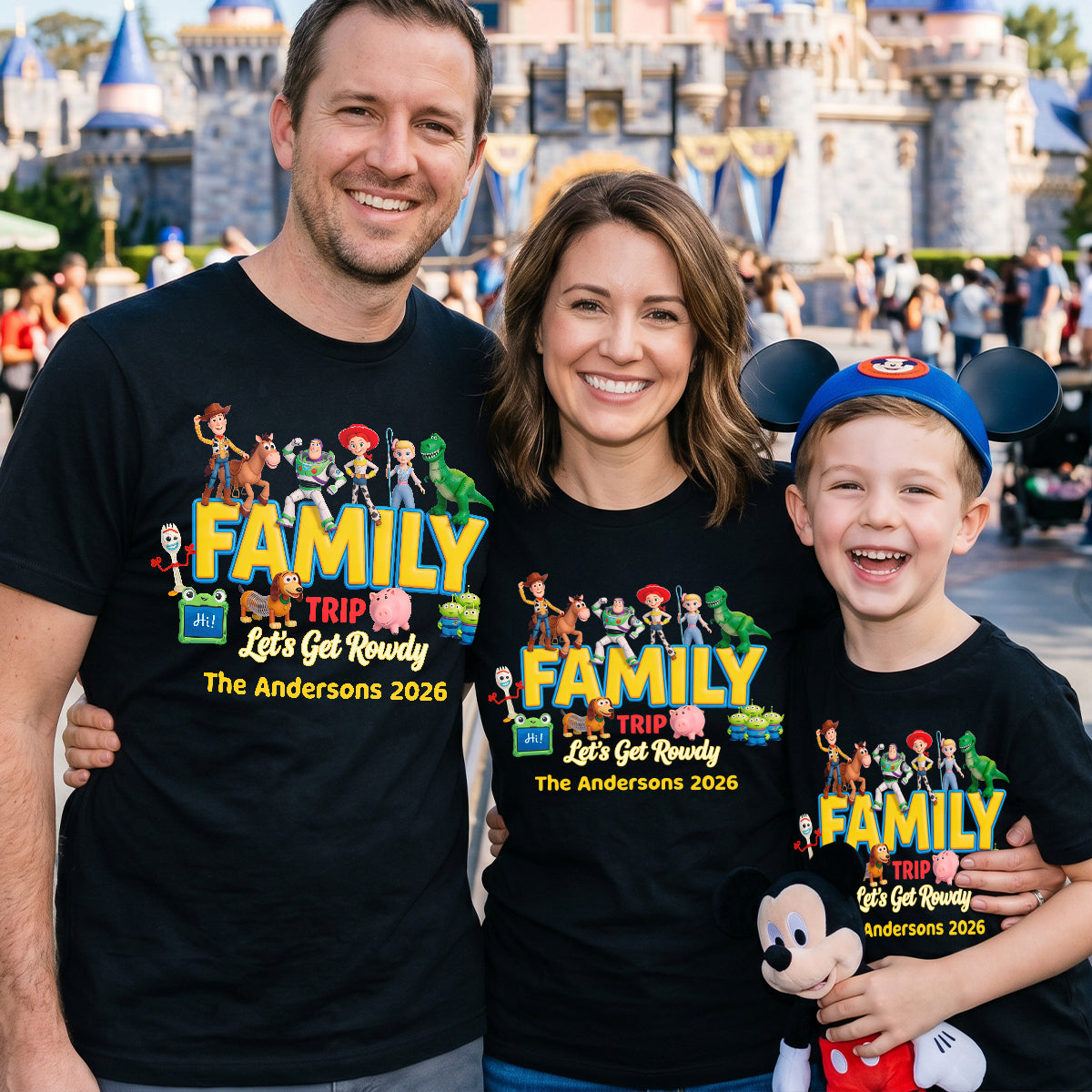 Personalized Family Trip Shirt Custom Names Travel Gift