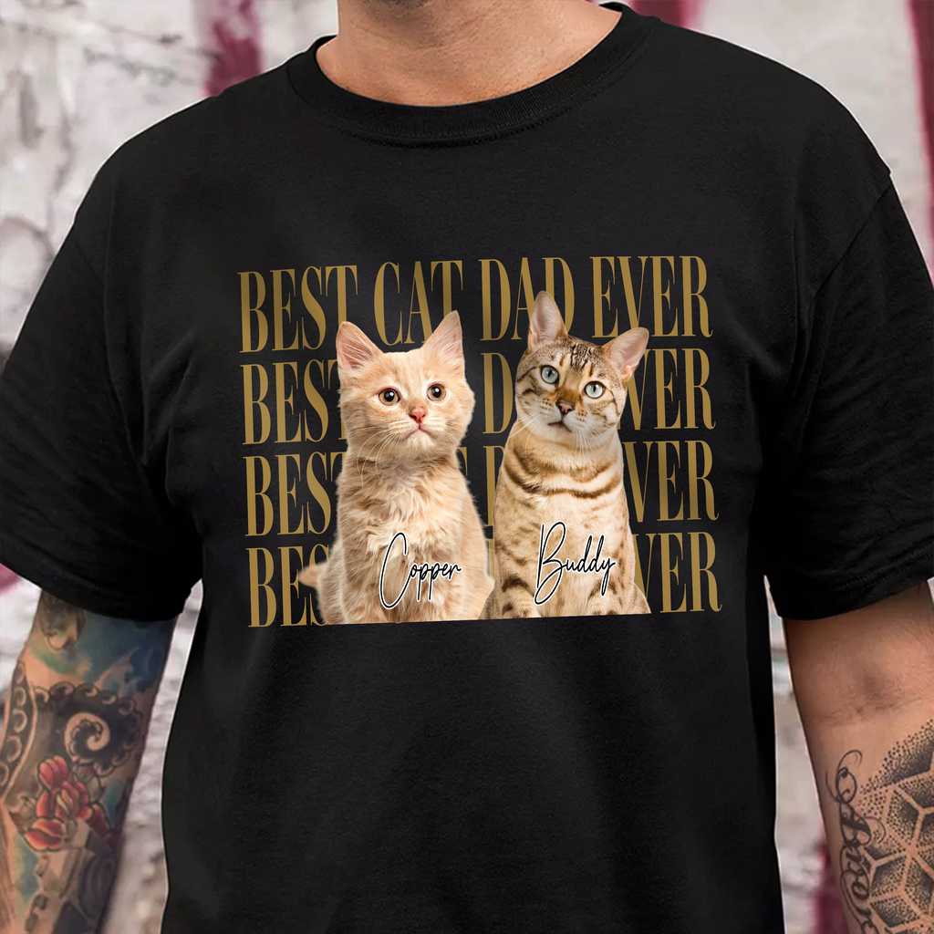 Personalized Dark Shirt Best Dog Dad/Cat Dad Gift Idea HN590 - Tshirt GradoCreations