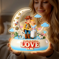 Personalized Acrylic Light Box Custom Couple Gift Love in Me