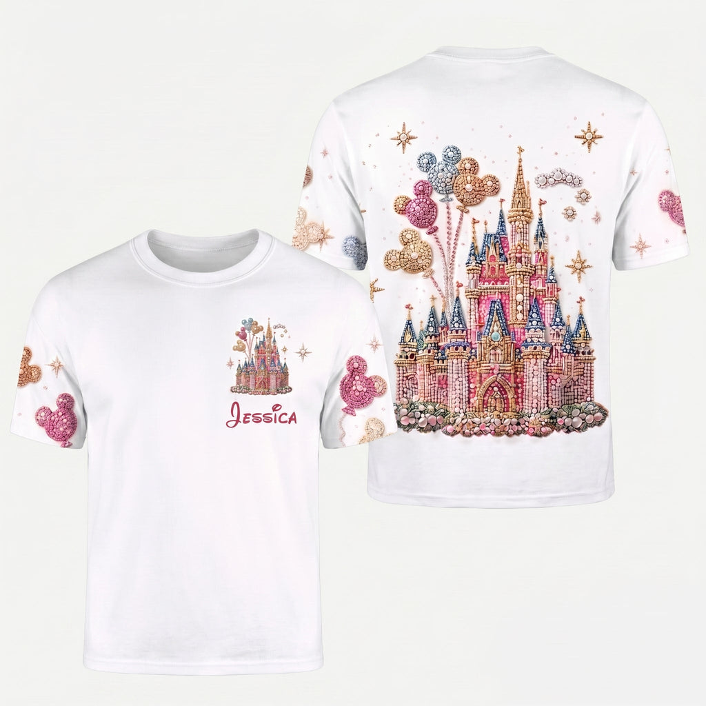 Personalized All Over Print Shirt for Movie Fans - Custom Name Gift