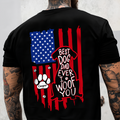 Personalized Best Dog Dad Shirt Custom Name Gift for Father's Day HN590 - Tshirt Back GradoCreations