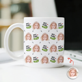 Personalized Photo Mug Best Dad Ever Gift for Father's Day HN590 - edge to edge mug GradoCreations
