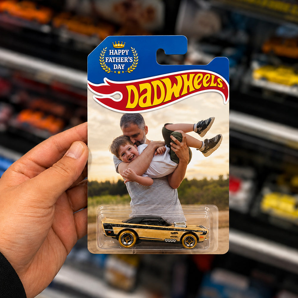 Personalized Hot Wheels Photo Packaging for Dad Gift HN590 - Hot Wheels GradoCreations