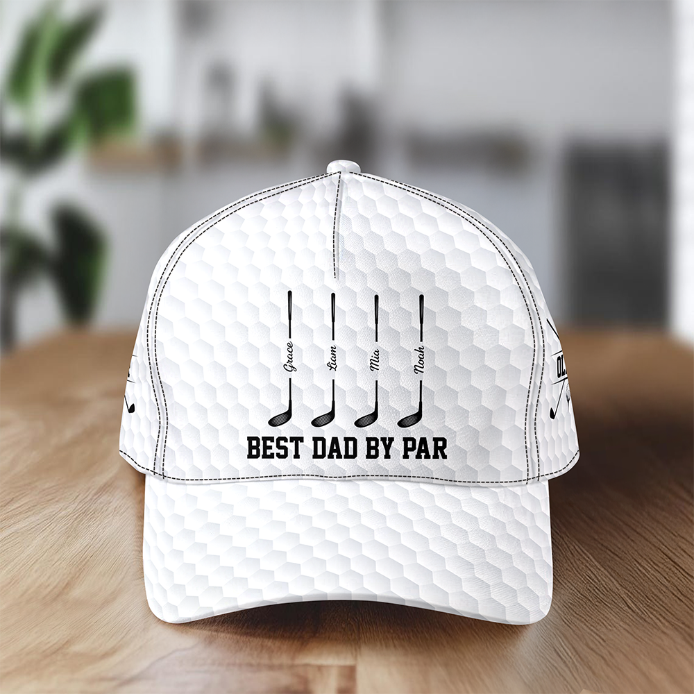 Personalized Golf Cap for Dad Custom Name Gift Idea HN590 - AOP Cap GradoCreations