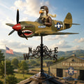 Personalized Pilot Weather Vane Custom Shape Gift for Aviators