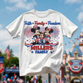 Personalized 4th of July Family Shirt with Mickey Mouse Design