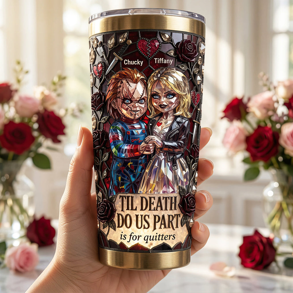 Personalized Horror Movie Tumbler Unique Gift for Couples Tumbler GradoCreations