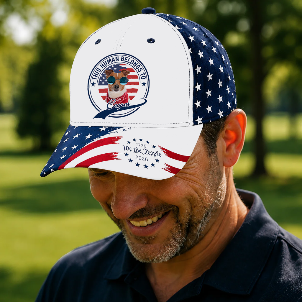 Personalized Photo Baseball Cap Custom Gift for Dog Dad Father's Day HN590 - AOP Cap GradoCreations