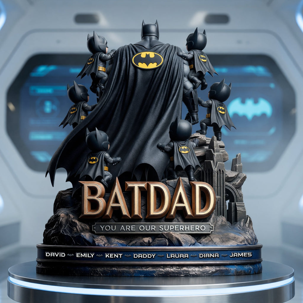 Personalized Acrylic Plaque Superhero Dad Custom Gift