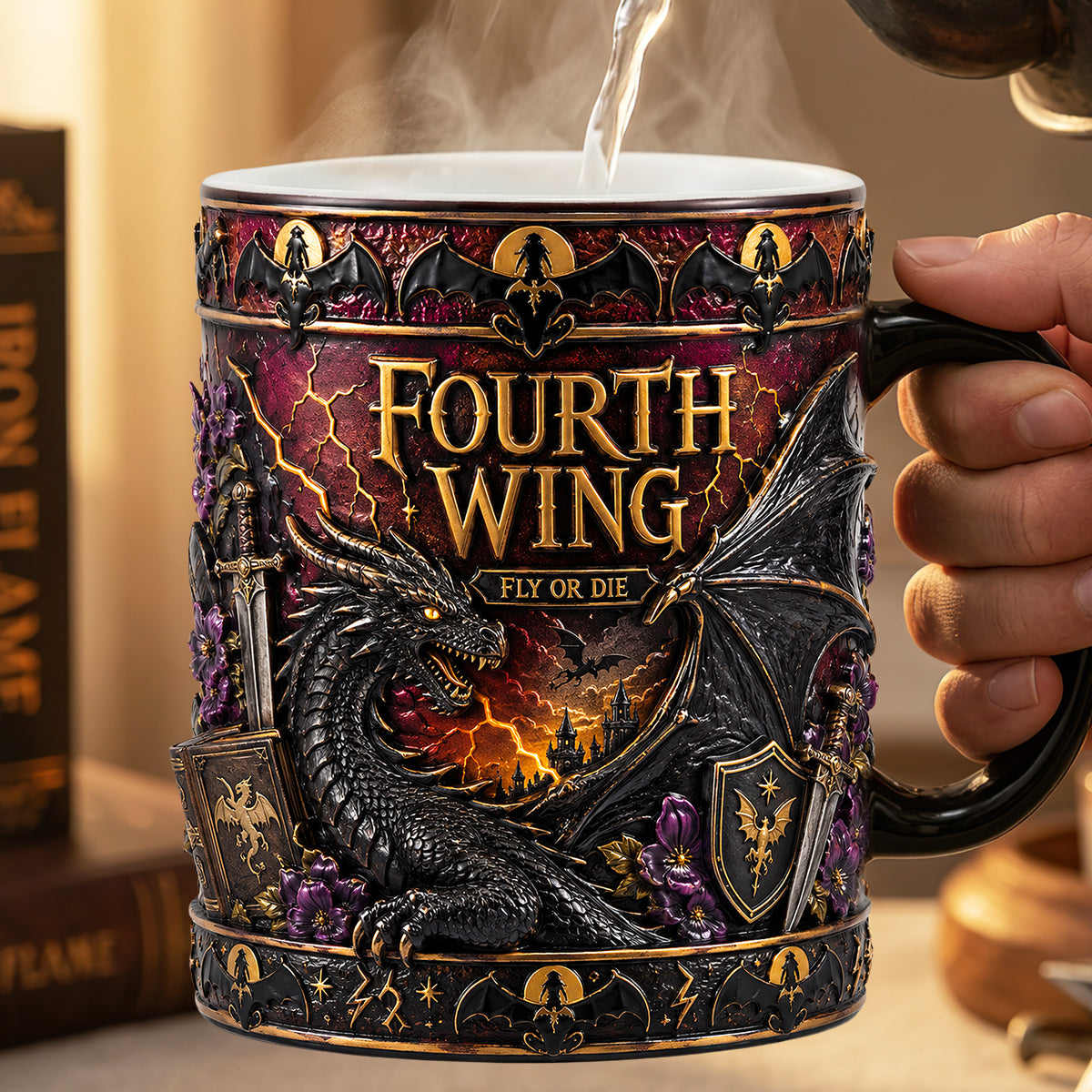 Personalized Fantasy Magic Mug for Book Lovers - Unique Gift Mug GradoCreations