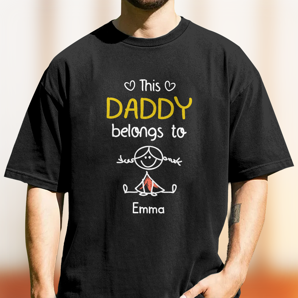 Personalized Comfort Shirt for Dad with Custom Family Design Comfort Shirt GradoCreations