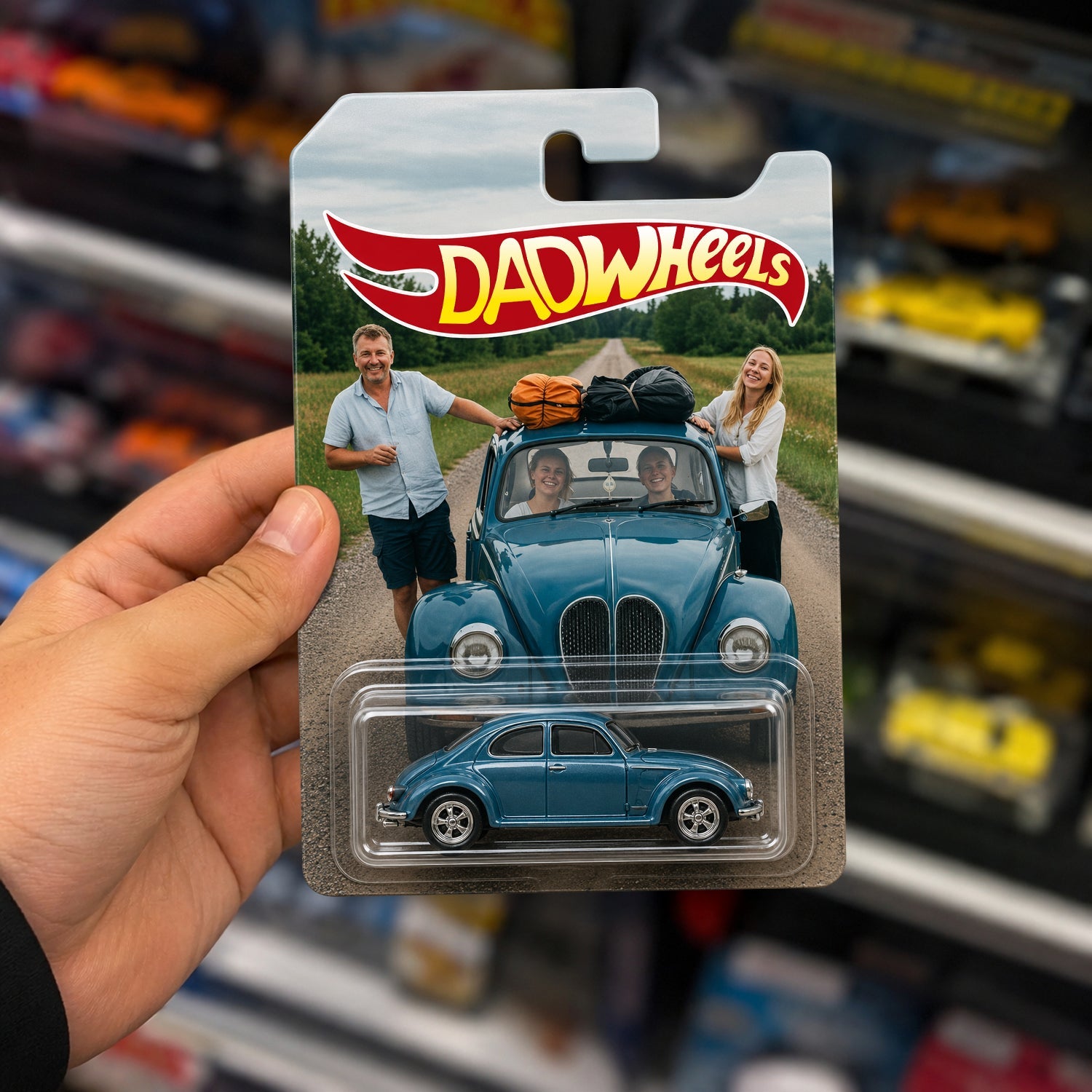 Personalized Hot Wheels Custom Photo Gift for Dad Father's Day HN590 - Hot Wheels GradoCreations