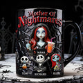 Personalized Horror-Themed Mug with Custom Names for Mom Mug GradoCreations