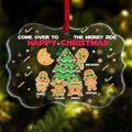 Personalized Acrylic Christmas Ornament for Friends & Family Gift