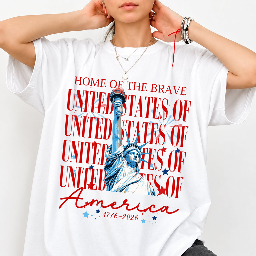 Personalized USA 250 Years Comfort Shirt Independence Day Gift Comfort Shirt GradoCreations