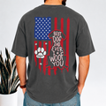 Personalized We Woof You Dog Dad Comfort Shirt Gift for Dad Comfort Shirt Back GradoCreations