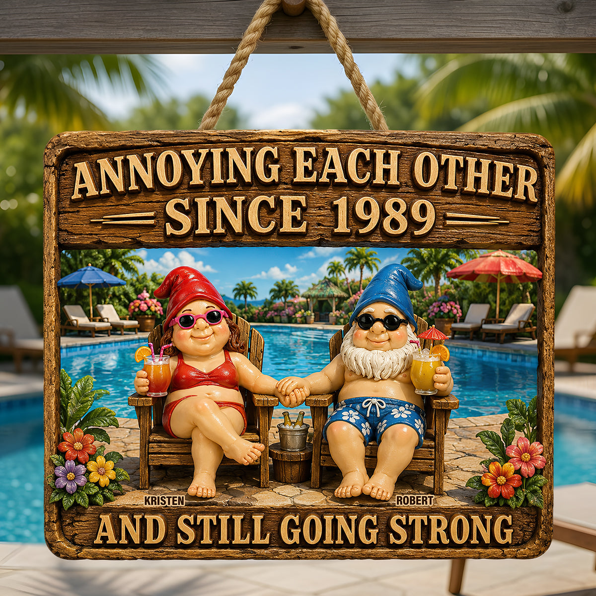 Personalized Metal Sign Annoying Each Other Gift for Couples