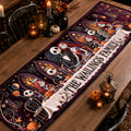 Personalized Spooky Family Quilt Table Runner Unique Fall Decor Quilt Table Runner GradoCreations
