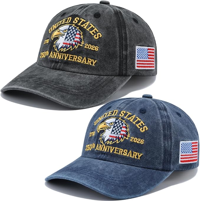 Personalized American Eagle Baseball Cap Independence Day Gift HN590 - Embroidery Hat Josh GradoCreations