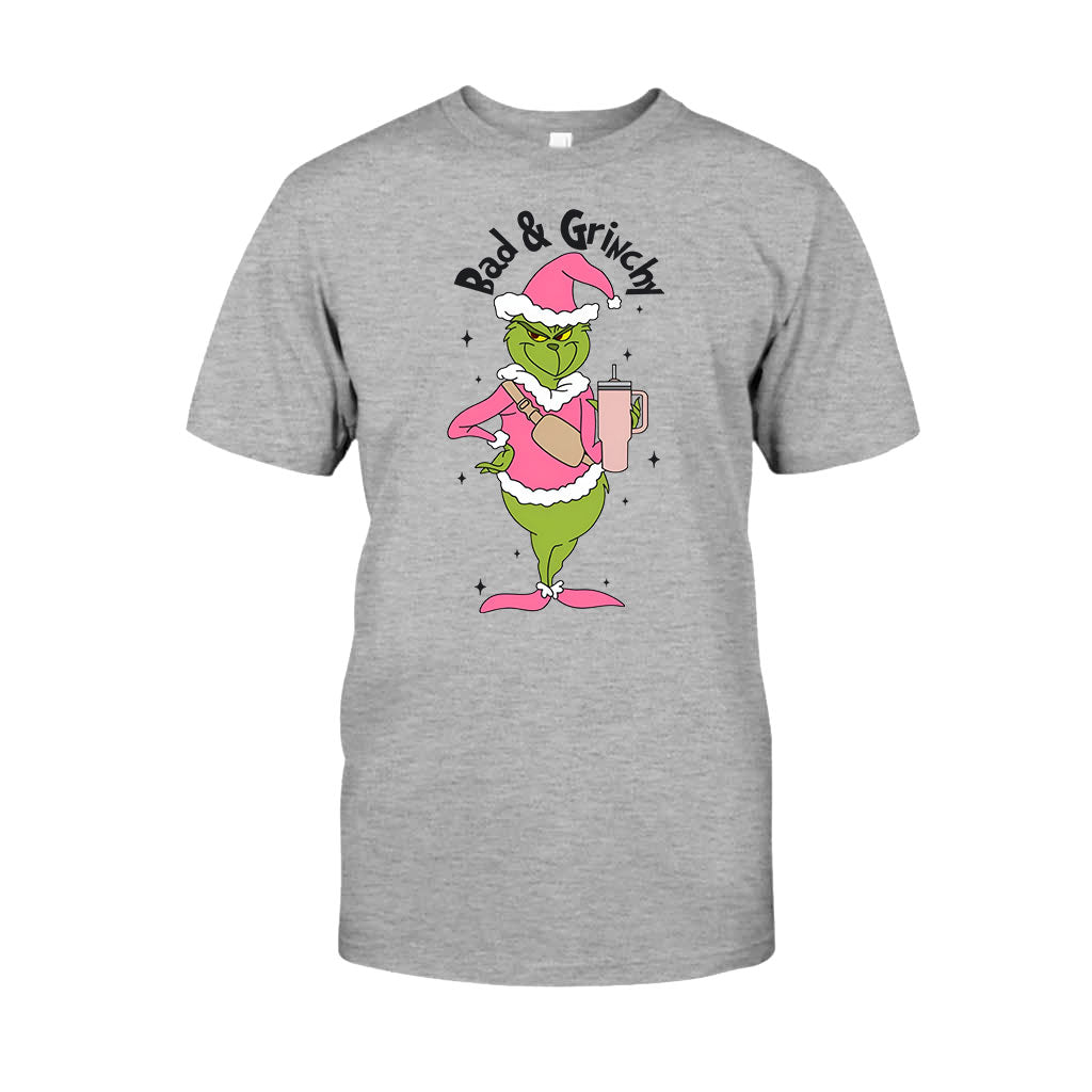 Personalized Grinch Christmas T-shirt and Hoodie Gift for Mom T-shirt & Hoodie GradoCreations