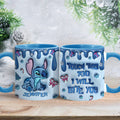 Personalized Ohana Accent Mug Custom Name Birthday Gift Accent Mug GradoCreations