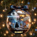 Personalized Galaxy Star Acrylic Ornament for Movie Fans - Christmas Gift for Family Ornament GradoCreations