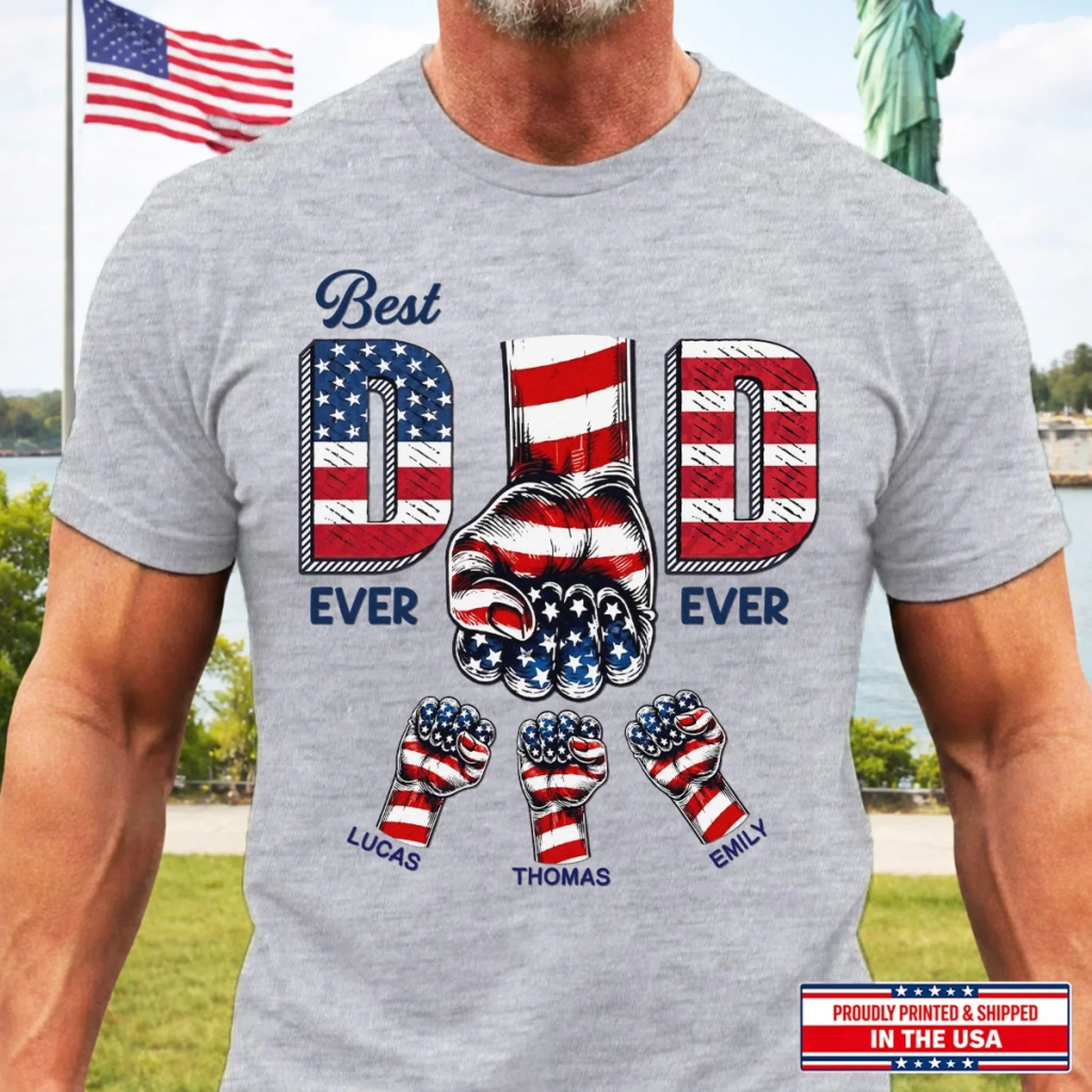 Personalized Patriotic Shirt for Dad | 250th Anniversary Gift