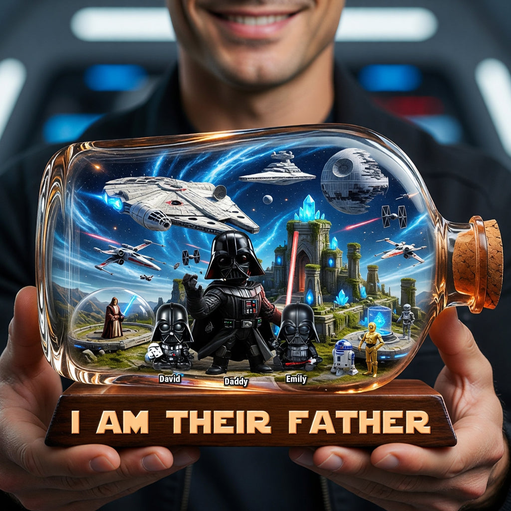 Personalized Acrylic Plaque I Am Their Father Gift for Dad Acrylic Plaque GradoCreations