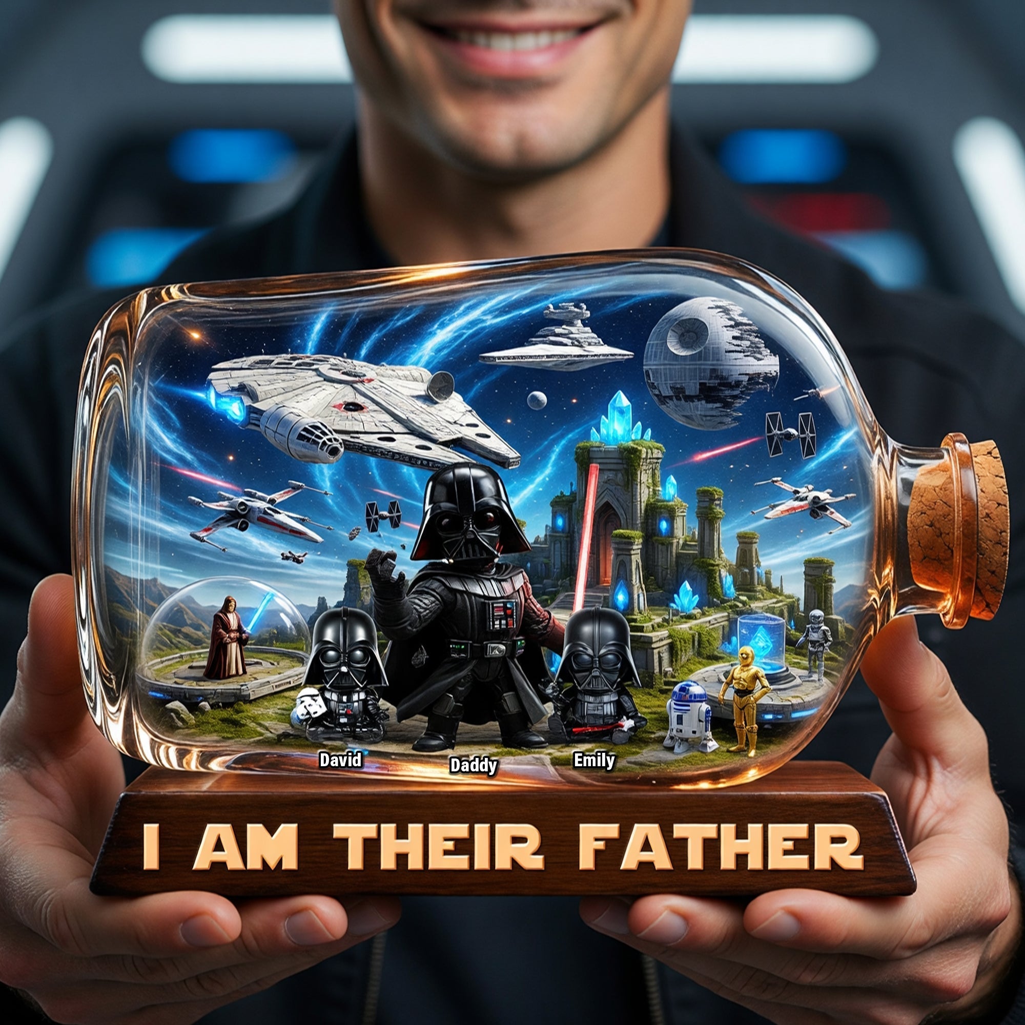Personalized Acrylic Plaque I Am Their Father Gift for Dad Acrylic Plaque GradoCreations