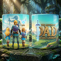 Personalized Accent Mug for Dad The Legend of Dad Tears Gift