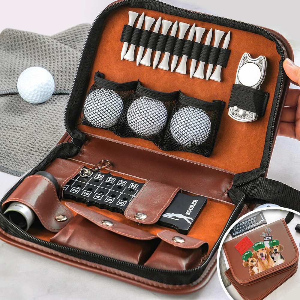 Personalized Dog Photo Golf Bag Gift for Dog Dad Father's Day HN590 - golf set fix GradoCreations