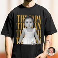Personalized Photo Comfort Shirt Gift for Dad, Grandpa Comfort Shirt GradoCreations
