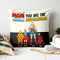 Personalized Superhero Pillow Gift for Mom - Customizable Design