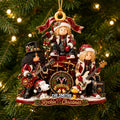Personalized Rock Band Christmas Acrylic Ornament Gift Ornament GradoCreations