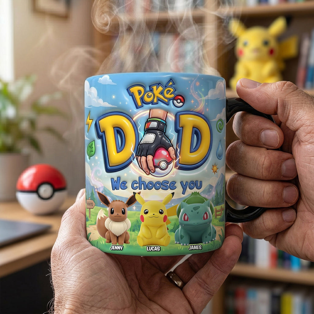 Personalized Color Changing Mug for Dad - Unique Gift for Movie Fans