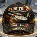 Personalized Star Trek 60th Anniversary Cap Custom Name Gift for Movie Fans Classic Cap GradoCreations