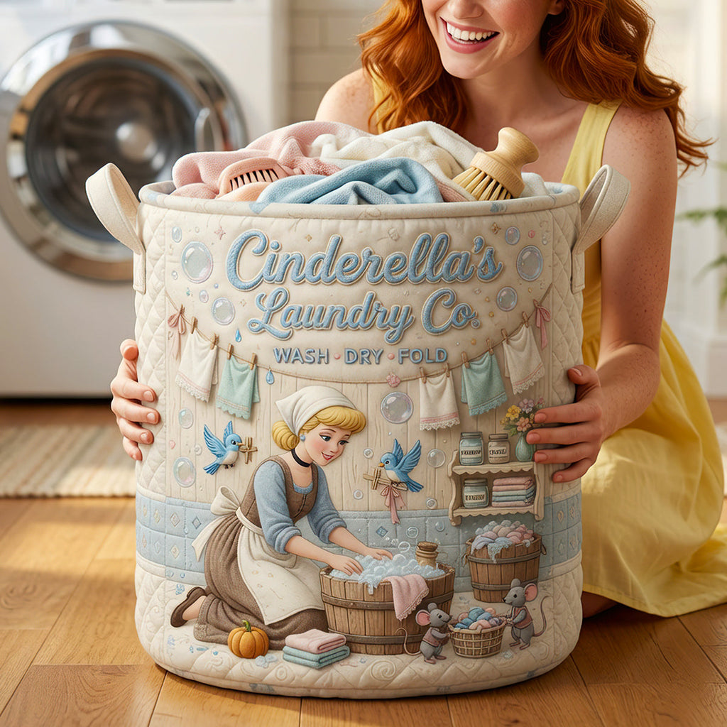 Personalized Quilted Laundry Basket for Kids & Family Gift | Movie Fans Quilted Laundry Basket GradoCreations