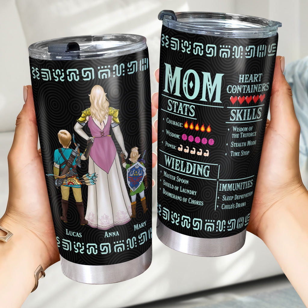 Personalized Zelda Mom Stainless Steel Tumbler Gift for Mother's Day