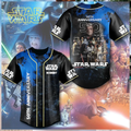 Personalized 50th Anniversary Star Wars Baseball Jersey Gift for Movie Fans