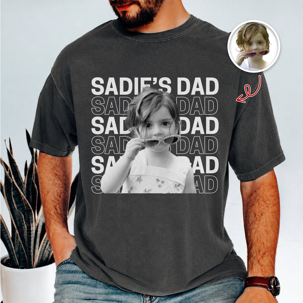 Personalized Vintage Photo Comfort Shirt Gift for Mom/Dad Comfort Shirt GradoCreations