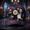 Personalized Spooky Skeleton Classic Cap for Movie Fans Halloween Gift Classic Cap GradoCreations